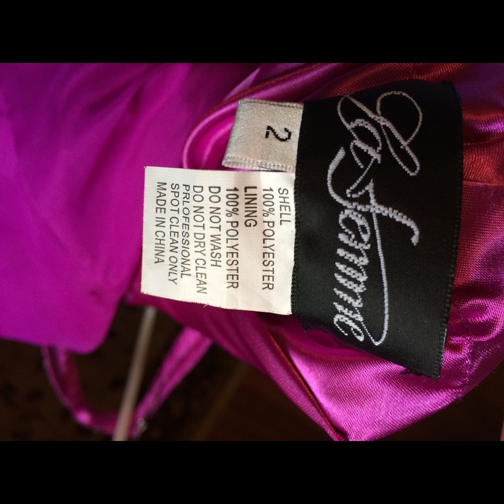 Fuchsia Prom Dress - Picture 5 of 5